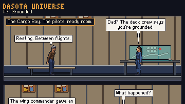 The first panels of the strip.